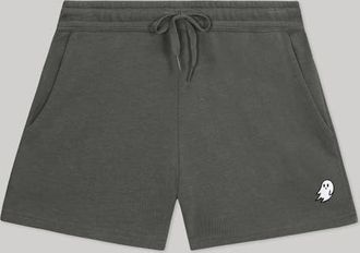 Dalix Womens Ghost Midweight Washed Fleece Shorts in Shadow at Nordstrom, Size Xx-Large