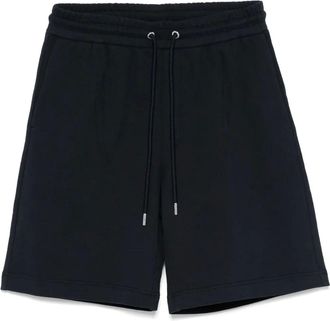 Moncler Shorts con applicazione logo - Blu