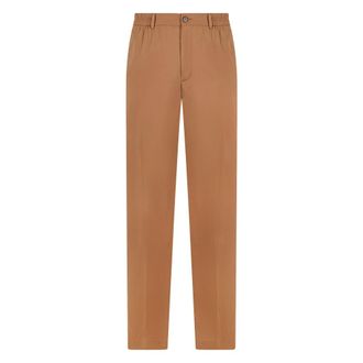 Slowear Chinos, male, Brown, Size: 2XL Straight Cotton Pants