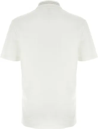 Versace Medusa Embroidery Polo - White