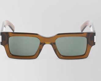 Saint Laurent ysl sl 572 rectangular nylon sunglasses