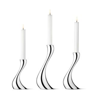 Georg Jensen Cobra Kerzenleuchter, 16, 20 und 24 cm (3er-Set)