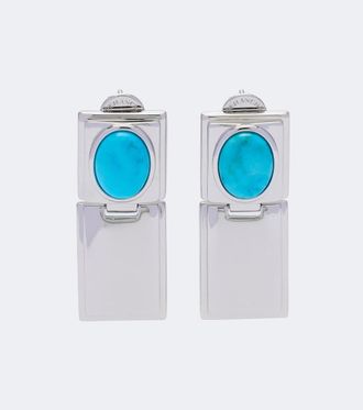 D&eacute;hanche D&eacute;hanche Embellished pendant earrings