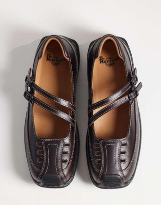 Dr. Martens Aurix - Scarpe Mary Jane marrone speziato