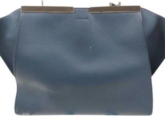 Fendi Pre-owned Vintage Handbag - Dames - Vintage Handtas - Blauw - ONE Size - Leer - Vintage