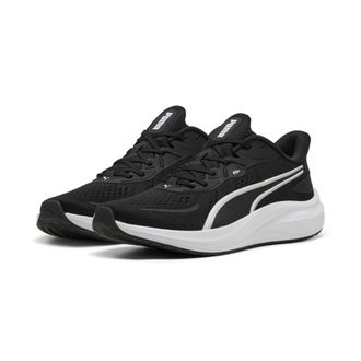 Puma Laufschuh PUMA SKYROCKET LITE 2, Gr. 38,5, schwarz-weiss (puma schwarz, puma wei&szlig;, puma silber), Textil, Schuhe Laufschuh