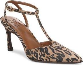 Naturalizer Astrid T-Strap Pointed Toe Pump in Dark Brown/Black at Nordstrom Rack, Size 9.5