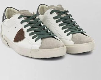Philippe Model leather lace-up sneakers