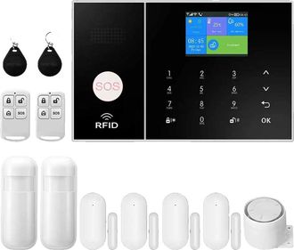 OEM Sistema De Alarma Para El Hogar, Conectividad Inal&aacute;mbrica, Control Mediante Aplicaci&oacute;n M&oacute;vil, C-4g, Enchufe Europeo