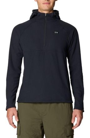 Mountain Hardwear Summit Grid Hoodie in Black at Nordstrom, Size Xx-Large