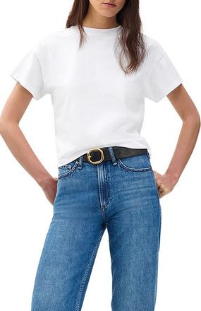 Rag & Bone Kelley Boxy Cotton Jersey T-Shirt in White at Nordstrom, Size X-Small