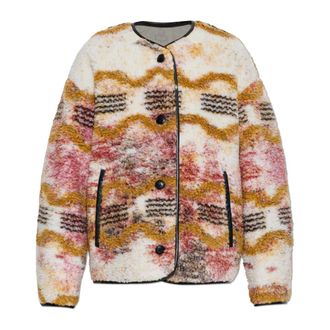 Isabel Marant Jassen, Dames, Veelkleurig, L, Wol, Umala Reversible Jacket