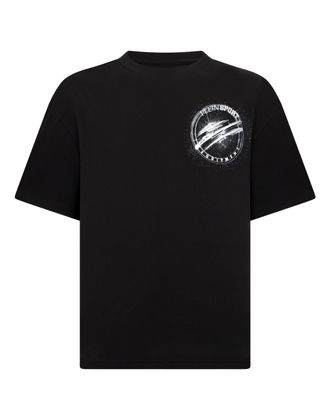 Plein Sport Round Neck T-Shirt Chrome Scratch Edition