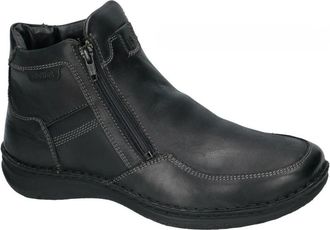 Josef Seibel Anvers 29 - Heren - Enkellaarsjes - Zwart - 40 EU - Leer - Schoenen