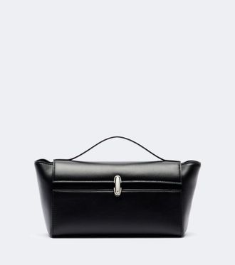 Savette Symmetry Trapeze Small leather top-handle bag