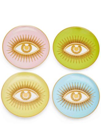 Jonathan Adler Le Wink porcelain coasters (set of four) - unisex - Porcelain - OS - Pink