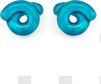 Bea Bongiasca Tarallo Enamel Earrings in Blue at Nordstrom