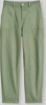 Marc O'Polo Barrel Fit Jeans aus Baumwoll-Mix in Hellgruen, Gr&ouml;&szlig;e 27/32