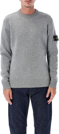 Stone Island Grey Crew Neck Sweater