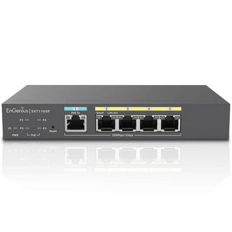 No Brand Engenius Ext1105p Switch Di Rete Gestito L2 Gigabit Ethernet (10/100/1000) Supporto Power Over Ethernet (poe) Nero