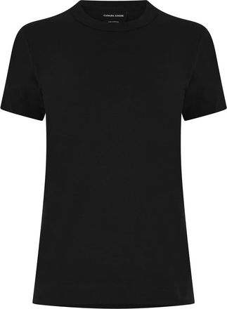 Canada Goose T-shirt met het Black Label Broadview-logo