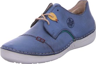 Rieker Veterschoenen - Dames - Schoenen - Blauw - Maat: 40 EU Synthetisch