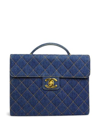 Chanel Portadocumenti CC 1997 - Blu