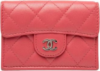 Chanel Pre-owned Wallets, female, Pink, Size: ONE SIZE Pre-owned Wallet