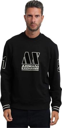 A|X Armani Exchange Xm 002799 Af 20934 Sweatshirt - Heren - Sweatshirts - Zwart - 2XL - Katoen - Hoodies & sweatvesten