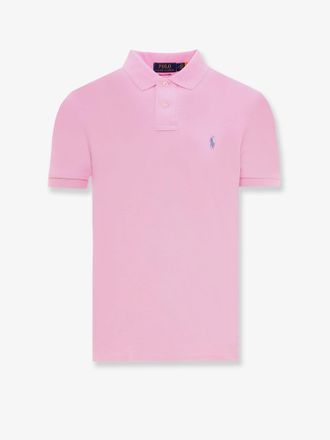 Ralph Lauren Polo in cotone con logo ricamato frontale - POLO RALPH LAUREN - gender_Man