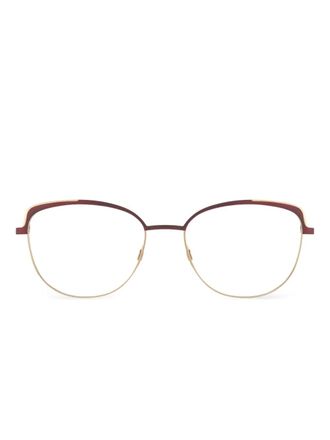 Cazal Bril met cat-eye montuur - Goud