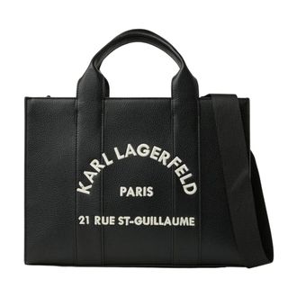 Karl Lagerfeld Cabas Carr&eacute; - female - Karl Lagerfeld - Shopping Bags - Black - ONE SIZE - Bags