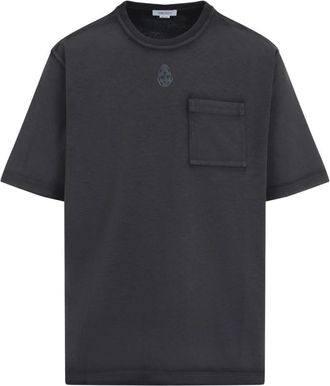 Alexander McQueen Zwarte T-shirt voor mannen - Heren - T-shirts - Zwart - S - Katoen - Tops