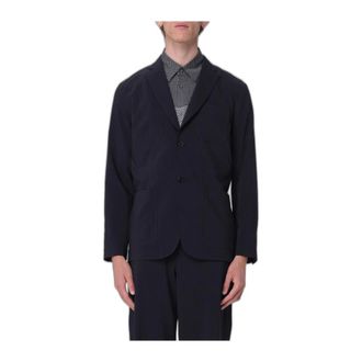A|X Armani Exchange Blazer in Lyocell Misto - - Jackets - Uomo - Blu - S