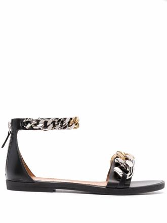 Stella McCartney Falabella flat sandals - Black