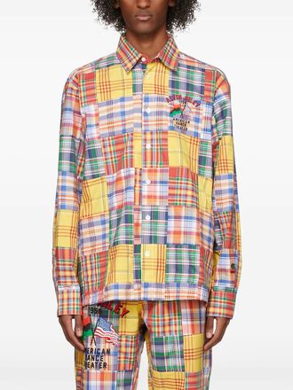 Champion Camicia a quadri in cotone - Giallo