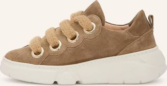 AGL Womens Soft Bubble Chunky Sneakers In Taupe