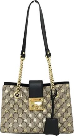 Gucci Pre-owned Shoulder Bags, female, Beige, Size: ONE SIZE Pre-owned Leather gucci-bags