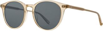 Garrett Leight CLUNE SUN B/SFPBS Mens Sunglasses Brown Size 49