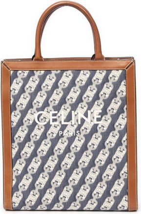 Celine Pre-owned Womens Small Vertical Cabas Tote Shoulder Bag - Blue - One Size