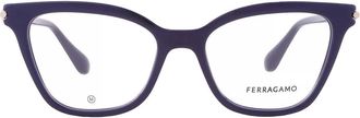 Ferragamo Demo Cat Eye Ladies Eyeglasses SF2991 414 51