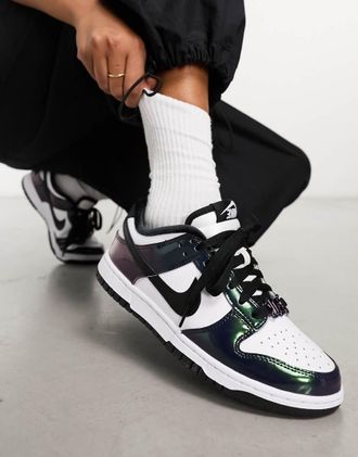 Nike Dunk Low - Sneakers basse nero iridescente