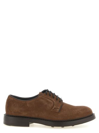 Doucal's Brown Suede Lace Up Shoes