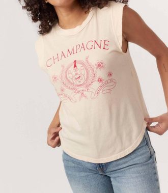 Bloomingdale's Champagne Brunch Muscle Tank In Finch Pink