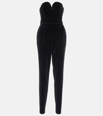 Blazé Milano Blazé Milano Clyde velvet jumpsuit