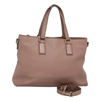 Gucci Pre-owned Leather gucci-bags - Dames - Vintage Shopper - Roze - ONE Size - Leer - Vintage