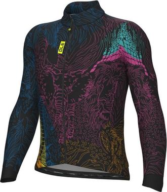 Al&eacute; Pragma Zanzibar L/S Jersey Velotrikot f&uuml;r Herren | bunt