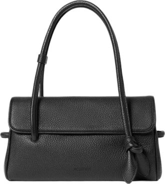 Jacquemus Structured Pebbled Handbag with Distinctive Knot Detail