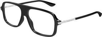 Alexander McQueen Am 0555O Zonnebril - unisex - Brillen - Zwart - 57 MM - Accessoires