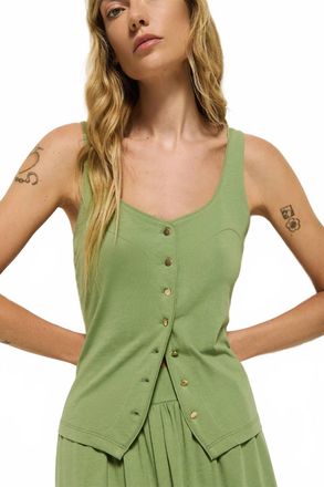 Nation Ltd Brya Tank In Loden